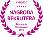 Nagroda Rekrutera Rekrutacja Tymczasowa 2 Miejsce 2016